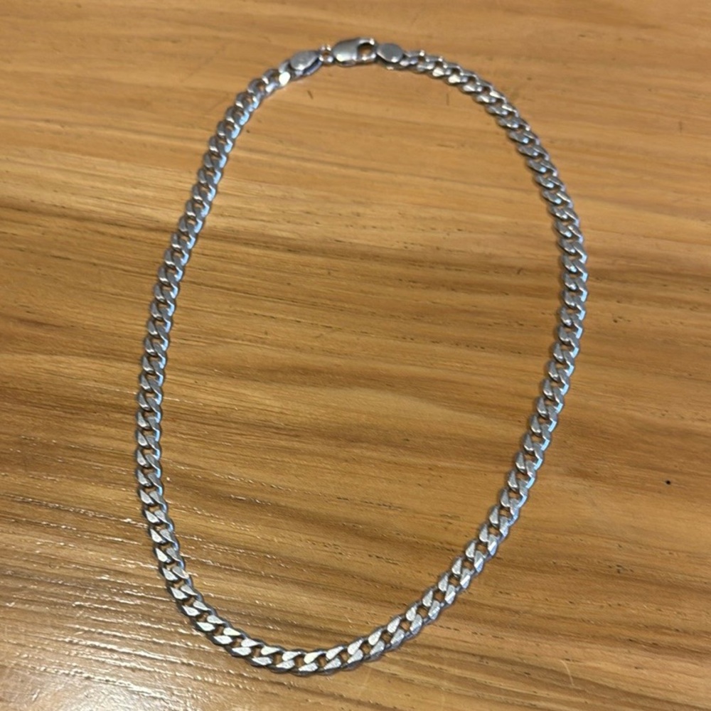 Italian Silver Chain Necklace